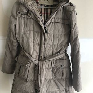 Burberry hooded Quilt Coat
